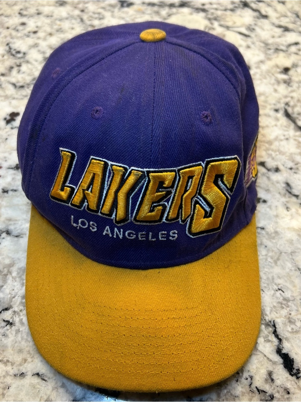 Los Angeles Lakers Purple & Gold Snapback Hat